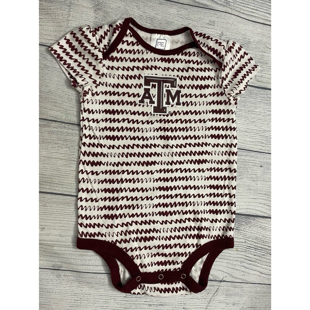 Texas A&M University Aggies Toddler Onesie Bodysuit Outfit, Size 24 months